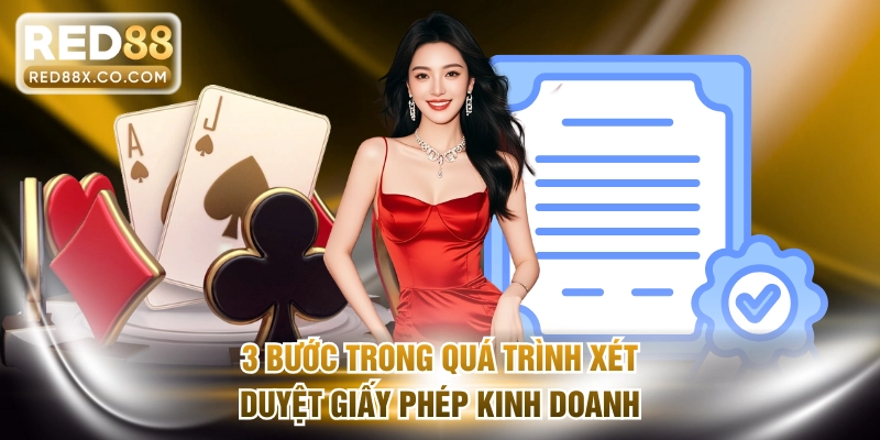 3 bước trong quá trình xét duyệt giấy phép kinh doanh