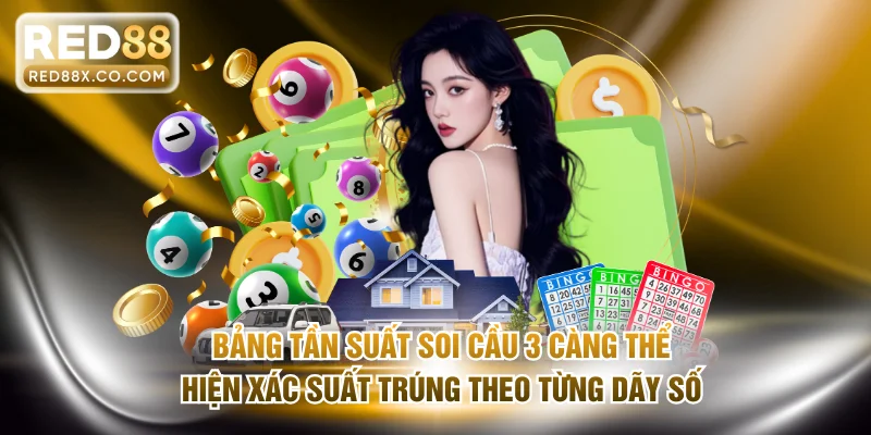 Bảng tần suất soi cầu 3 càng thể hiện xác suất theo từng dãy số